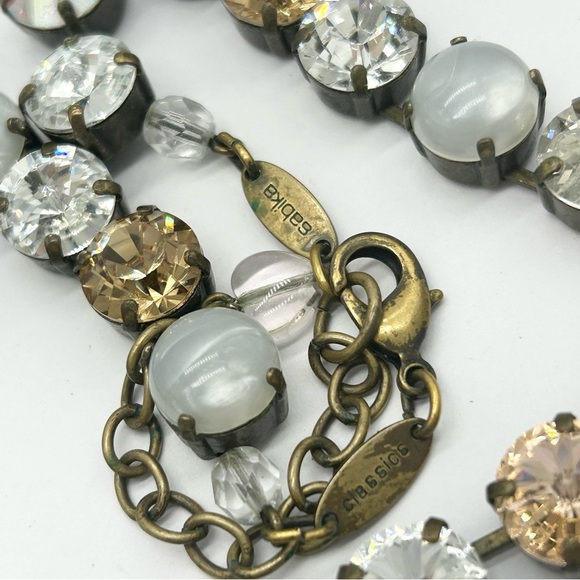 Sabika Crystal Necklace - Picture 3 of 4